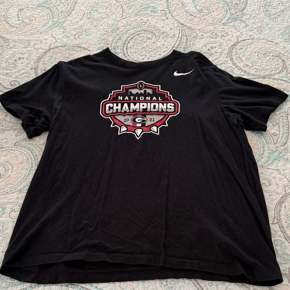 Nike Black National Champions Tee